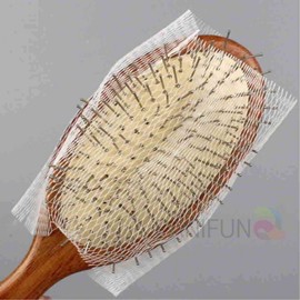 Pingshow46 Tangled Hair Comb Cleaning Brush Net for Hair Removal - 50 Sheets Volume Comb Brush Cleaning