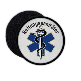 Copytec Patch Paramedic Police BW RettSan Sani Rescue Forces SOL #31380