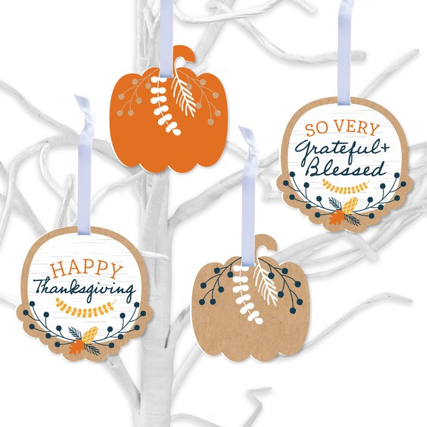 Big Dot of Happiness Happy Thanksgiving - Fall Harvest Decorations