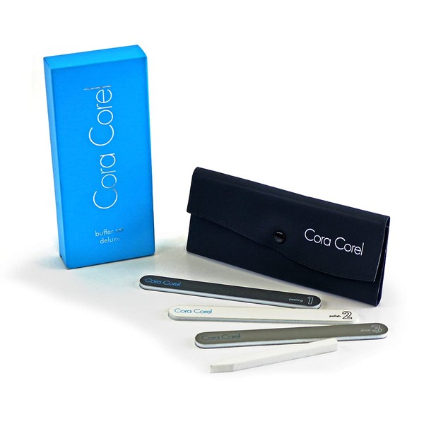 Cora corel / buffer set deluxe nail care set / file set