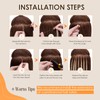 Elailite Nano Ring Hair Extensions Real Human Hair Blonde With