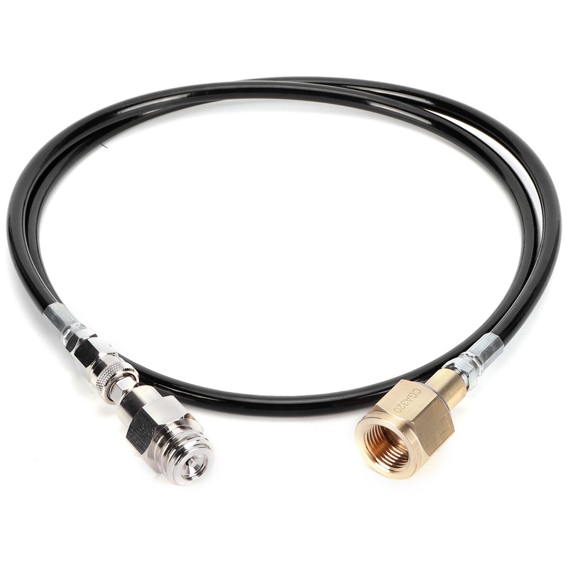 50in CGA320 Soda Hose CO2 Cylinder Refill Adapter Kit for