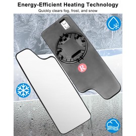 AUGREX Rear View Lower Convex Towing Mirror Glass Right Passenger Side Fit for GMC Sierra Chevy Silverado 1500 2500HD 3500HD 2020-2021, Replace 84468913 GM1325215