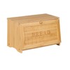 HOMEKOKO Vintage Large Wood Bread Box for Kitchen Counter, Retro