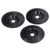 3PCS Set Wood Grinding Wheel Black Color 100mm Diameter 16mm