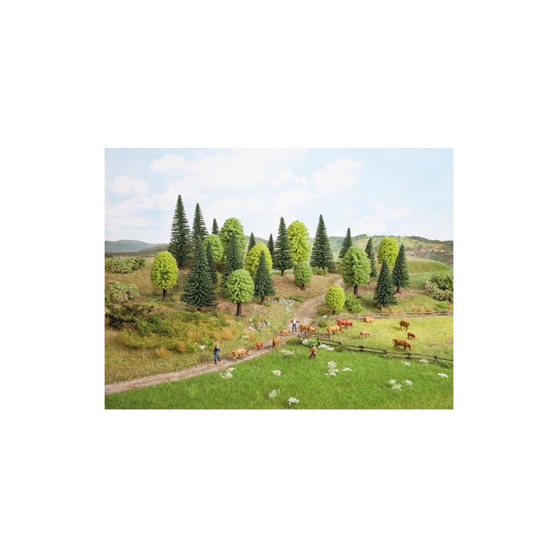 Noch 26911 - Set di 10 Alberi Misti, 5-14 cm