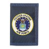 Eagle Emblem US Air Force Adult Men's Blue Faux Leather