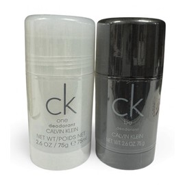 Calvin Klein Lot Of 2 - Ck One / Ck Be by Calvin Klein Deodorant Stick 2.6 oz / 75g Brand New