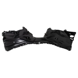 TRQ Front Right Inner Fender Liner Black Passenger Side Compatible with 2018-2019 Toyota Camry TO1249215
