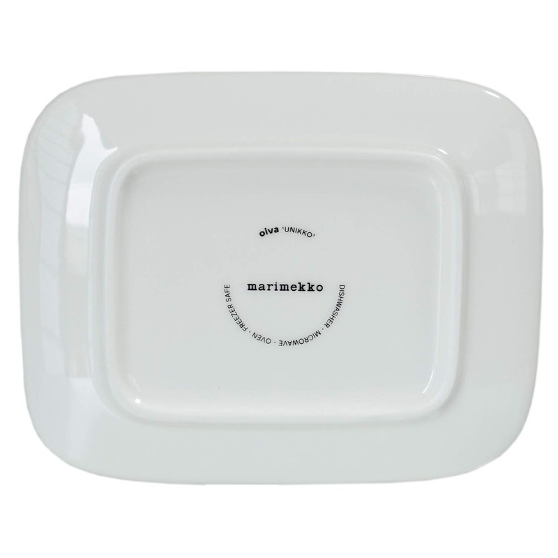 Marimekko 63436 001 Square Plate, 5.9 x 4.7 inches (15
