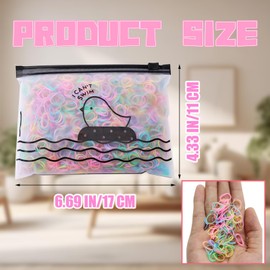 Elastic Bands Small Hair Bands, 1000pcs Multicolored Thin Rubber Hair Ties Stuff Braid Accessories Hair Bobbles For Women Hair, Kids Hair, Braids Hair, Beard Etc