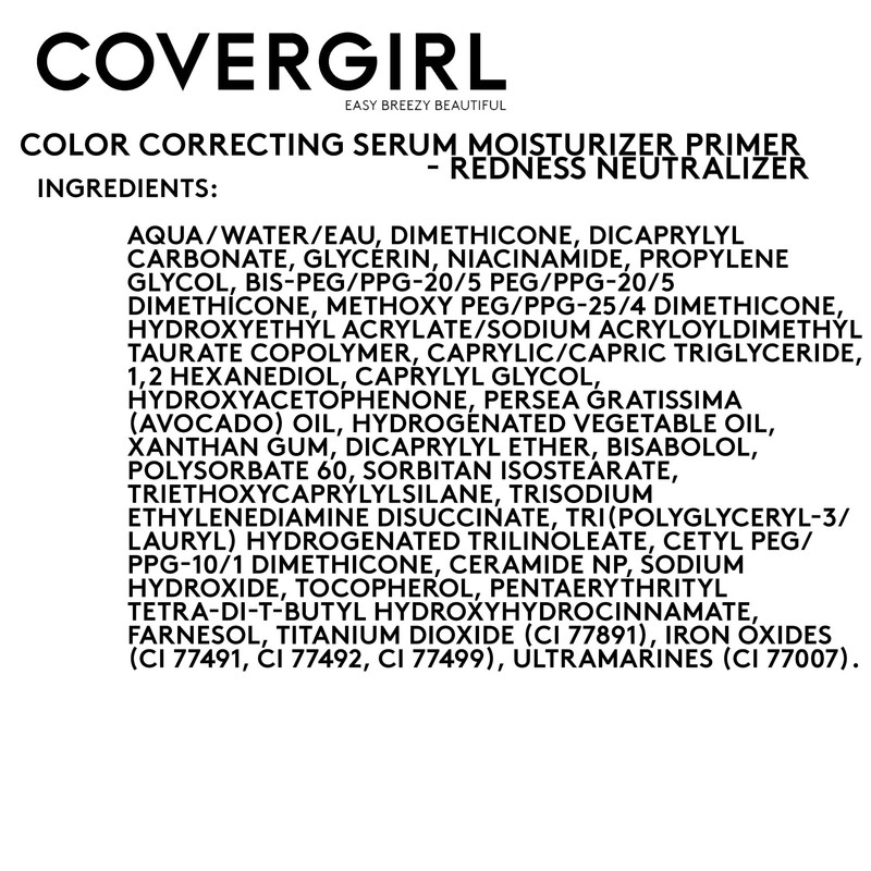 COVERGIRL - Clean Fresh Skincare Color Correcting Serum Moisturizer Primer