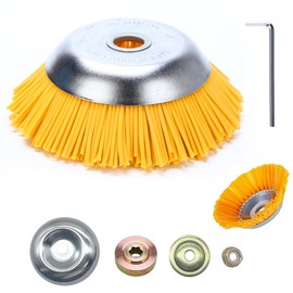 Brush for Brushcutter, Brush Weeds, Wire Brush, Professional Round Brush Trimmer, Steel Wire Wheel Brush