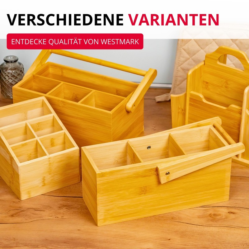 Westmark 4 Compartment Kitchen Organiser with Carry Handle