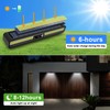 Aolyty Solar Strobe Lights, Outdoor 3 Work Modes, Waterproof Wall
