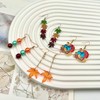 Thanksgiving Turkey Earrings Fall Maple Leaf Earrings for Women Autumn