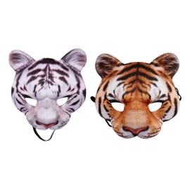 Halloween Eva Half Face Animal Tiger Mask