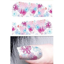 Flowers Design YZW149 Full Nail Wraps