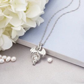 Collar Dragón Brilla En Oscuridad Mujer Novia Novedad Regalo                                                                                          