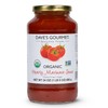 Dave's Gourmet Organic Hearty Marinara Pasta Sauce - Thick &