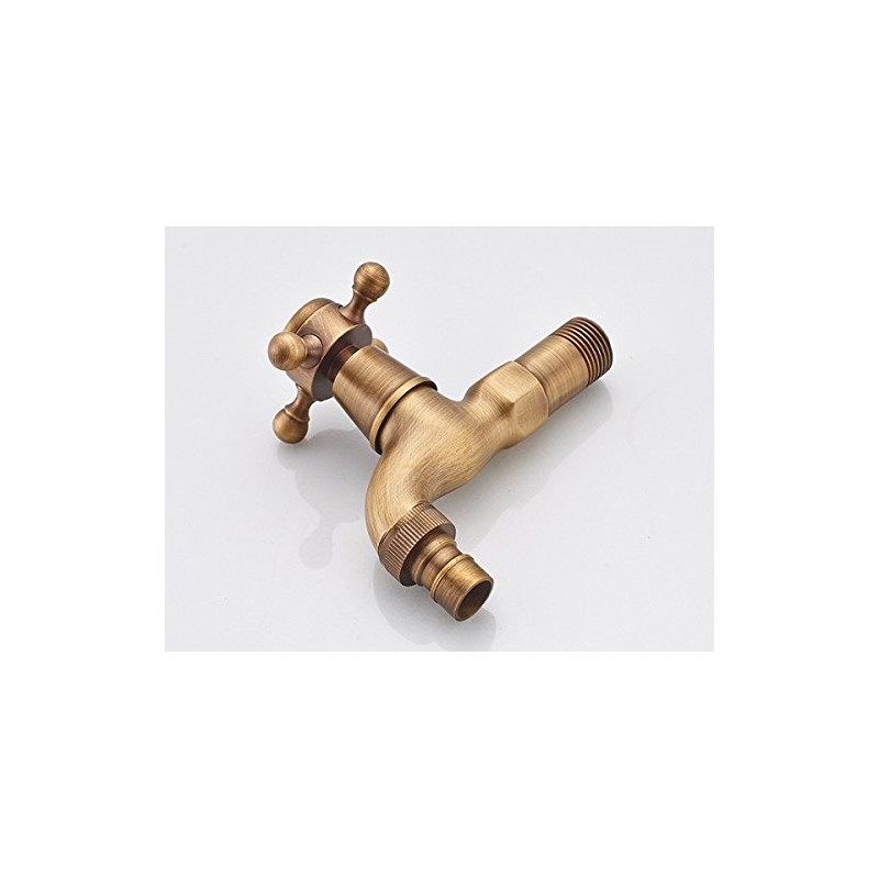 MINAKIKO Antique Scandinavian Style Faucet (Choice of Variations), Brass, Gardening,