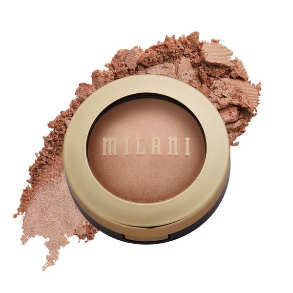 Milani Baked Highlighter (Rose Italiana) - Cruelty-Free Powder Highlighter, Highlight Face for a Shimmery or Matte Finish