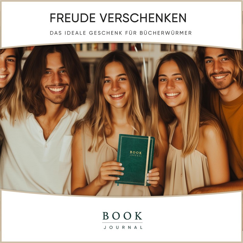 NORTHERN NOTES® Edles Lesetagebuch & Book Journal A5 - Tagebuch