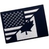 EmbTao USA American United State Canada Flag Patch Embroidered Applique