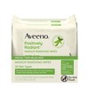Aveeno Positively Radiant Alcohol Free Makeup Removing Face Wipes, Gentle