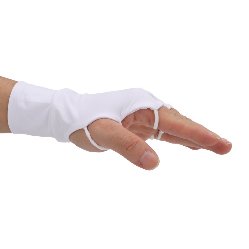 Elastic Golf Half Finger Glove Men Women Ice Silk Sunscreen