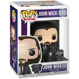Funko Pop John Wick With Dog Buddy Keanu Reeves Vinyl Action Figure HTF VAULTED