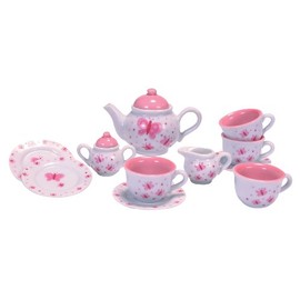 Schylling Butterfly Porcelain Tea Set