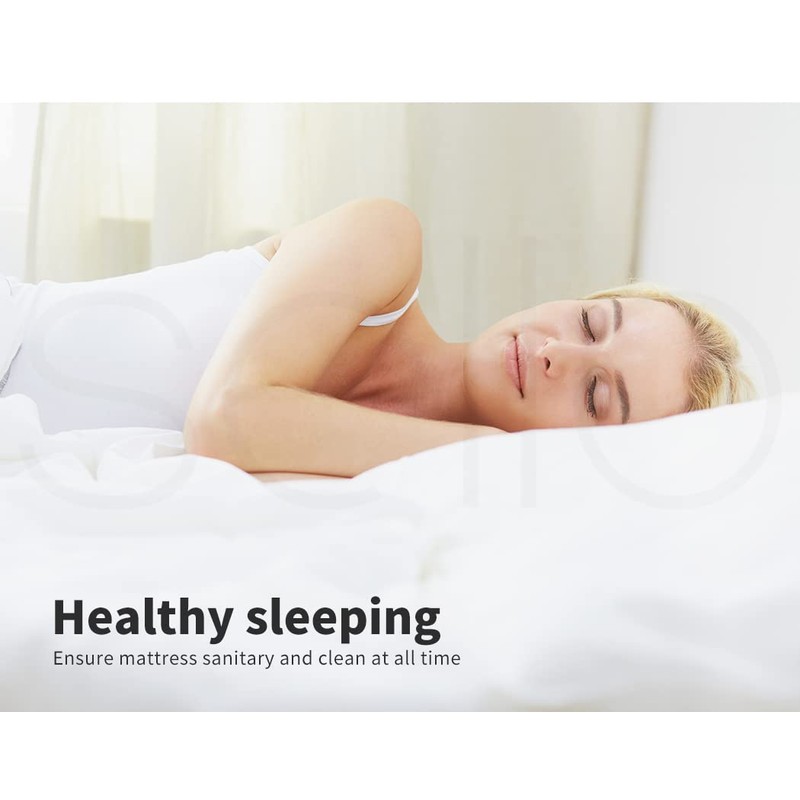 DreamZ Terry Cotton Fully Fitted Waterproof Mattress Protector King Single