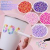 40000Pcs 40 Colors 3mm Resin Jelly Rhinestones Kit with 3pcs