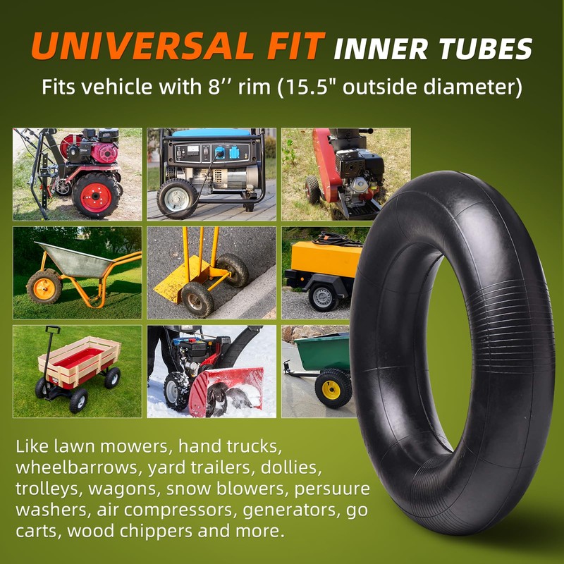 AR-PRO 4.80/4.00-8" Heavy Duty Inner Tube with TR-13 Straight Valve