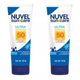 Nuvel Suncare 2 Protector Solar Fps 50, Nuvel Suncare 120ml, Original.