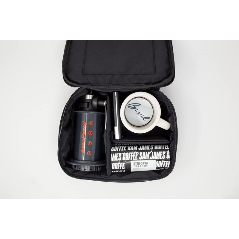 Basal Coffee Traveller Kit for AeroPress/Drip/v60/Kalita/Pour Over Equipment (Black)