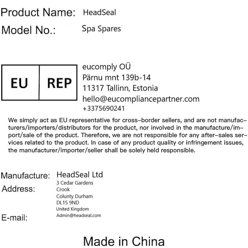 HeadSeal™ Premium Inlet and Outlet Seal Set, Designed for Compatibility