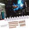 70pcs Plasma Shield Cup Electrode Tip Gas Ring Fit for