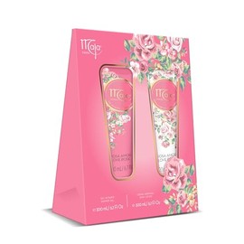 Maja, Estuche Coleccionable Love Rose, contiene crema corporal 200ml y jabón líquido corporal 200ml