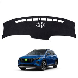 Autorder Dashboard Cover Mat for Hyundai Tucson 2022 2023 2024 Accessories Dash Cover Flannel Dash Mat Sunshade Glare UV Rays Protector(Only Fit 10.25 inch Digital Cluster,not fit 4.2 inch)