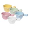 Gatuida 5pcs Ceramic Milk Pitcher Coffee and Sauce Cups with