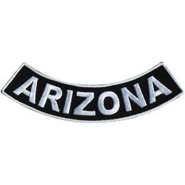 Hot Leathers Arizona 4” X 1” Bottom Rocker Patch PPM5006-4 Width x 1 Height Inches