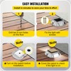 VEVOR Solar Driveway Lights - 12 Pack Bright White Waterproof