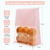 Funcoo 50 Pcs Paper Bread Loaf Bag Food Packaging Storage