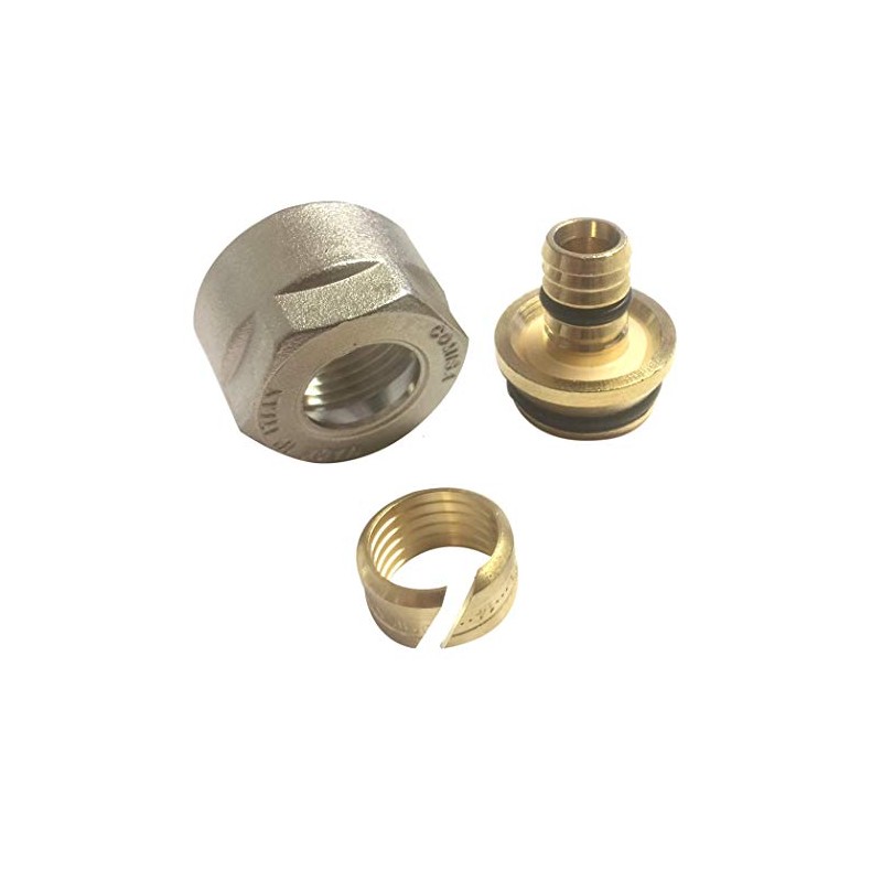 Compression Fitting 16 x 2 mm with Euro Cone 3/4