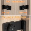 90 Degree Sliding Barn Door Lock and Latches - Cabinet