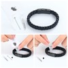 Minicremation Cremation Urn Bracelet for Ashes Urn Genuine Leather Bangles