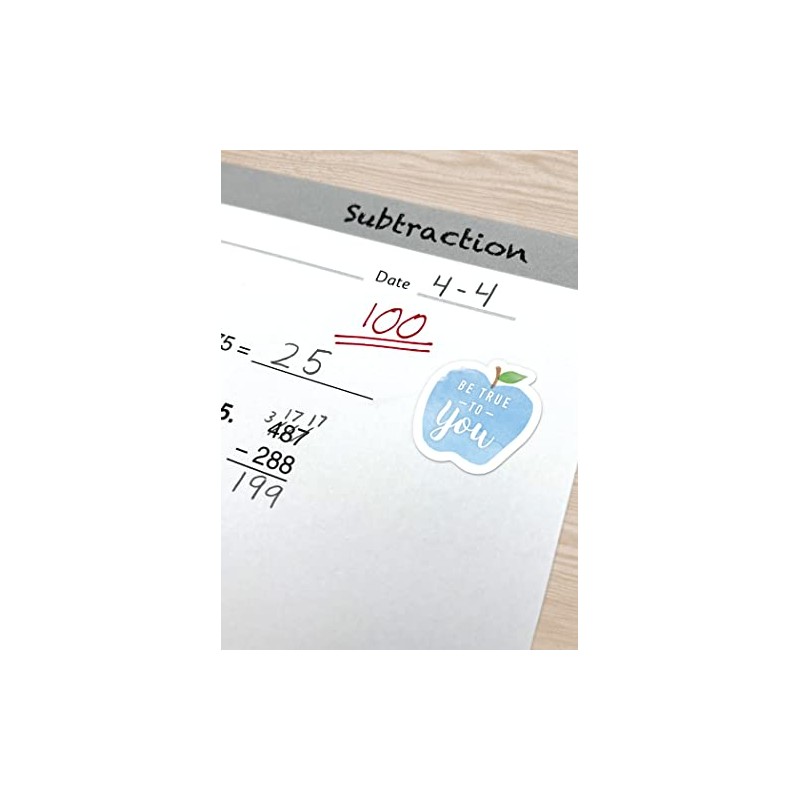 Teacher Created Resources 8193 Watercolor Words to Inspire Planner Stickers