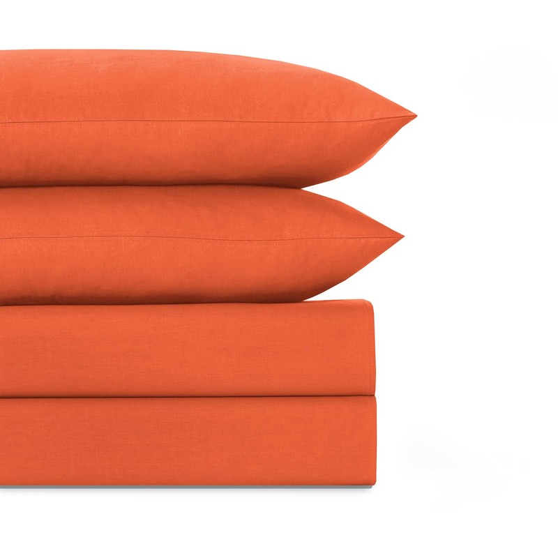 CHARKHAH Polycotton Fitted Sheet for Single Double King Super King